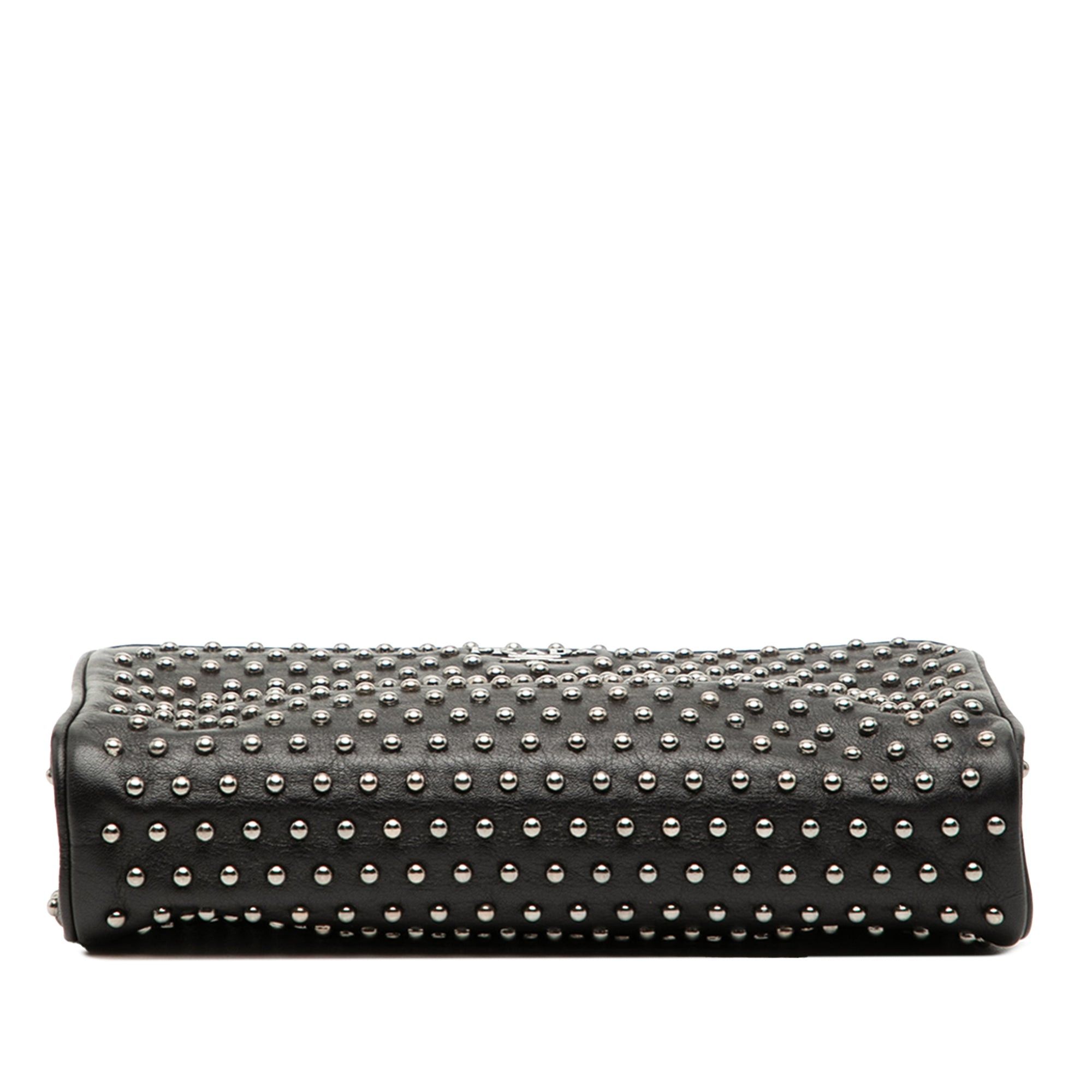 Prada Studded Leather Clasp Clutch Size ONE SIZE - 3 Thumbnail