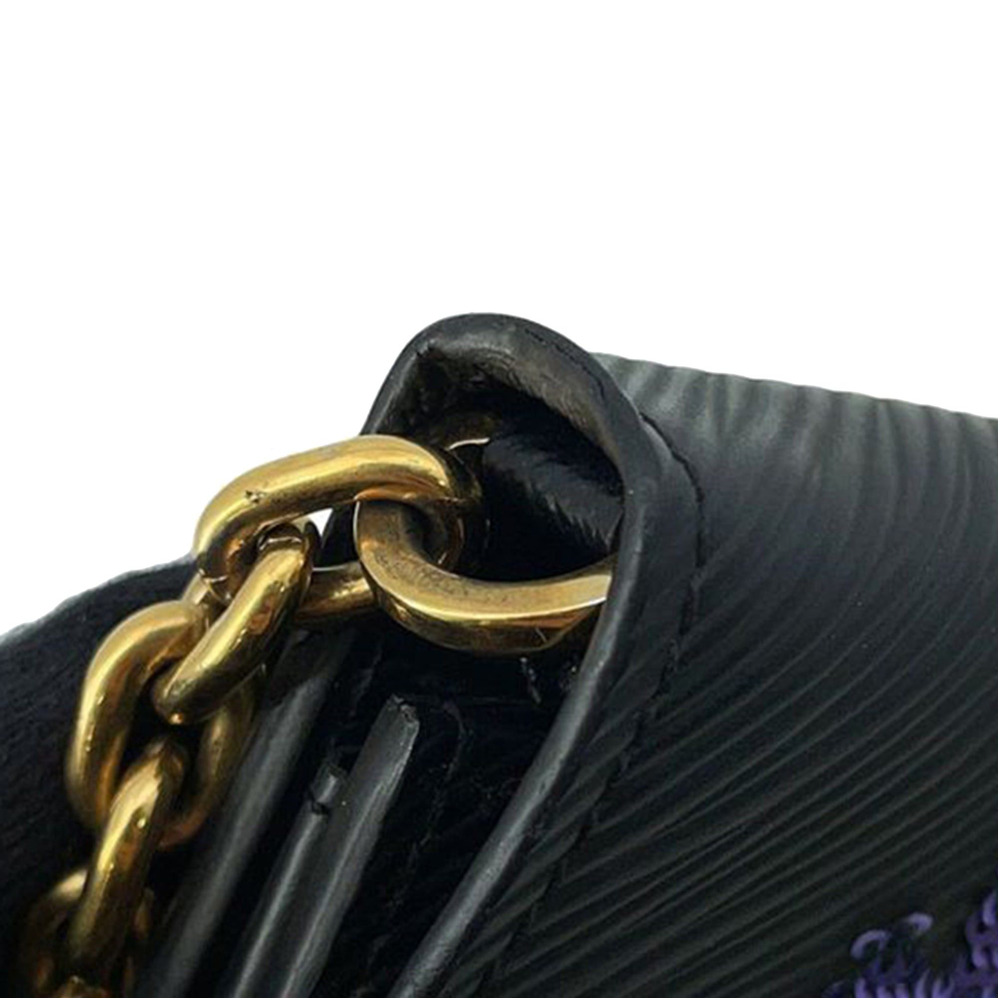 Epi Sequin Bird Twist Wallet On Chain