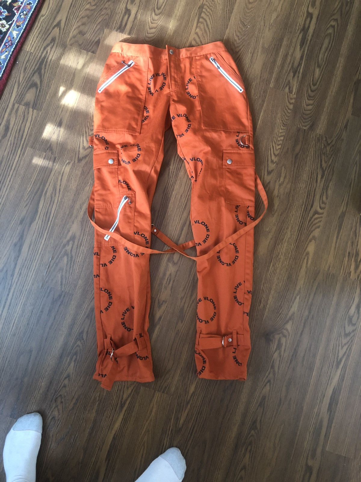 Vlone orange pants new arrivals