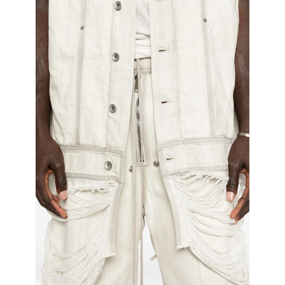 Rick Owens Rick Owens NEUTRALS Jackets - Waistcoats & Gilets Size US M / EU 48-50 / 2 - 2 Thumbnail