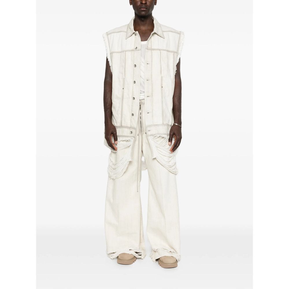 Rick Owens Rick Owens NEUTRALS Jackets - Waistcoats & Gilets Size US M / EU 48-50 / 2 - 3 Thumbnail