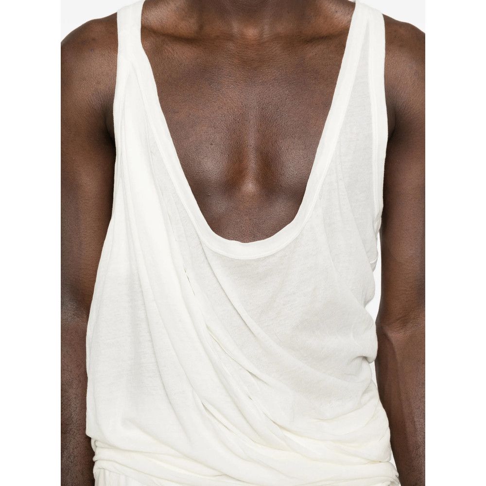 Rick Owens Rick Owens WHITE T-Shirts & Vests - Vests & Tanks Size US L / EU 52-54 / 3 - 3 Thumbnail