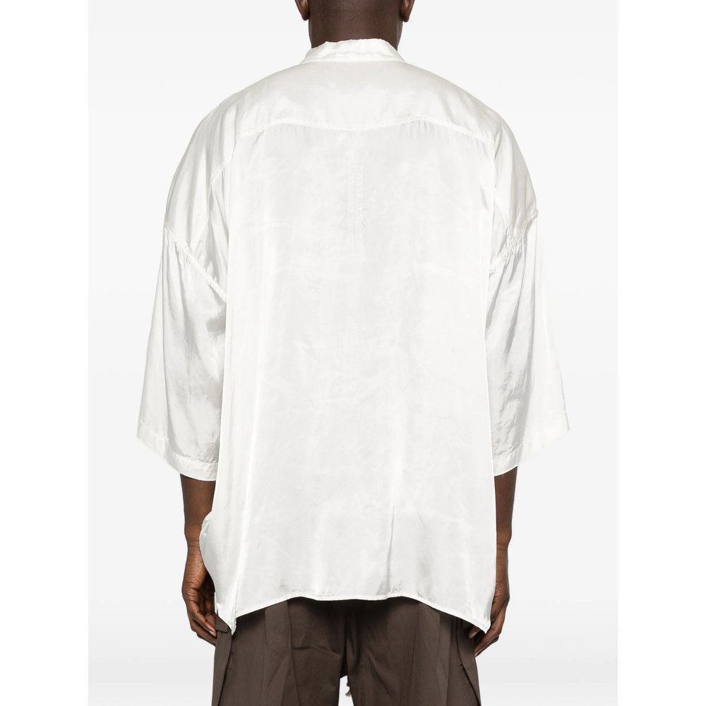 Rick Owens Rick Owens WHITE Shirts Size US M / EU 48-50 / 2 - 2 Thumbnail