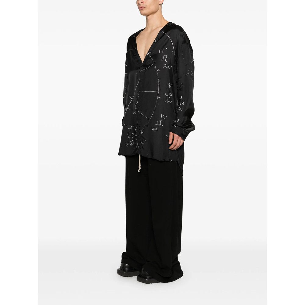 Rick Owens Rick Owens BLACK Shirts Size US S / EU 44-46 / 1 - 4 Thumbnail