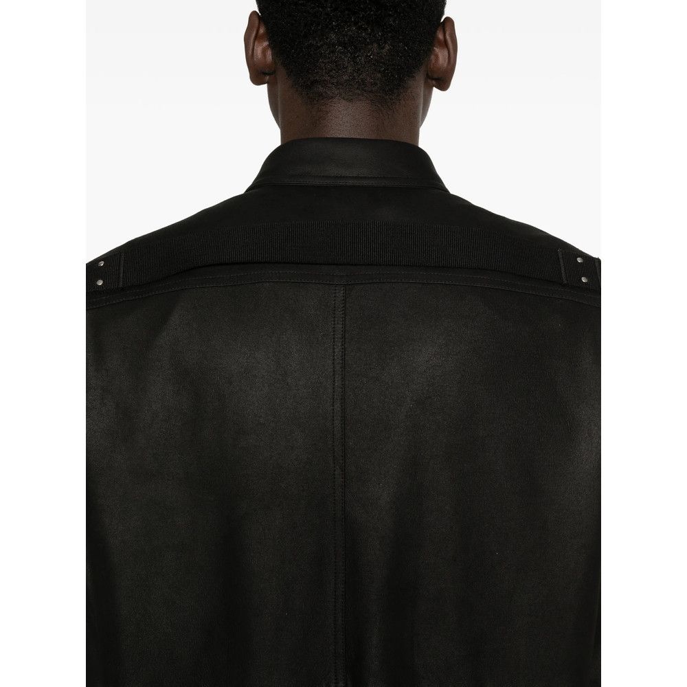 Rick Owens Rick Owens BLACK Jackets - Shirt Jackets Size US L / EU 52-54 / 3 - 3 Thumbnail