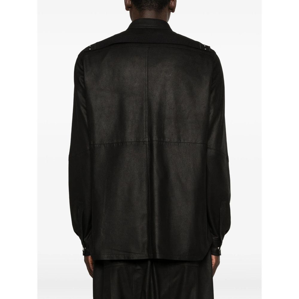 Rick Owens Rick Owens BLACK Jackets - Shirt Jackets Size US XL / EU 56 / 4 - 5 Thumbnail