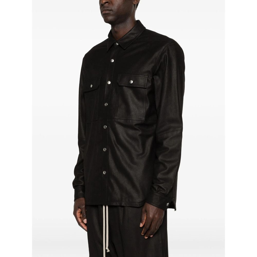 Rick Owens Rick Owens BLACK Jackets - Shirt Jackets Size US XL / EU 56 / 4 - 2 Thumbnail