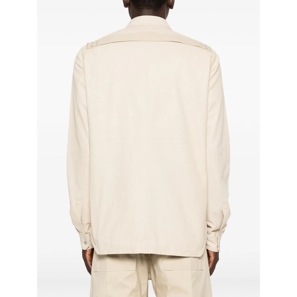 Rick Owens Rick Owens NEUTRALS Jackets - Shirt Jackets Size US L / EU 52-54 / 3 - 2 Thumbnail