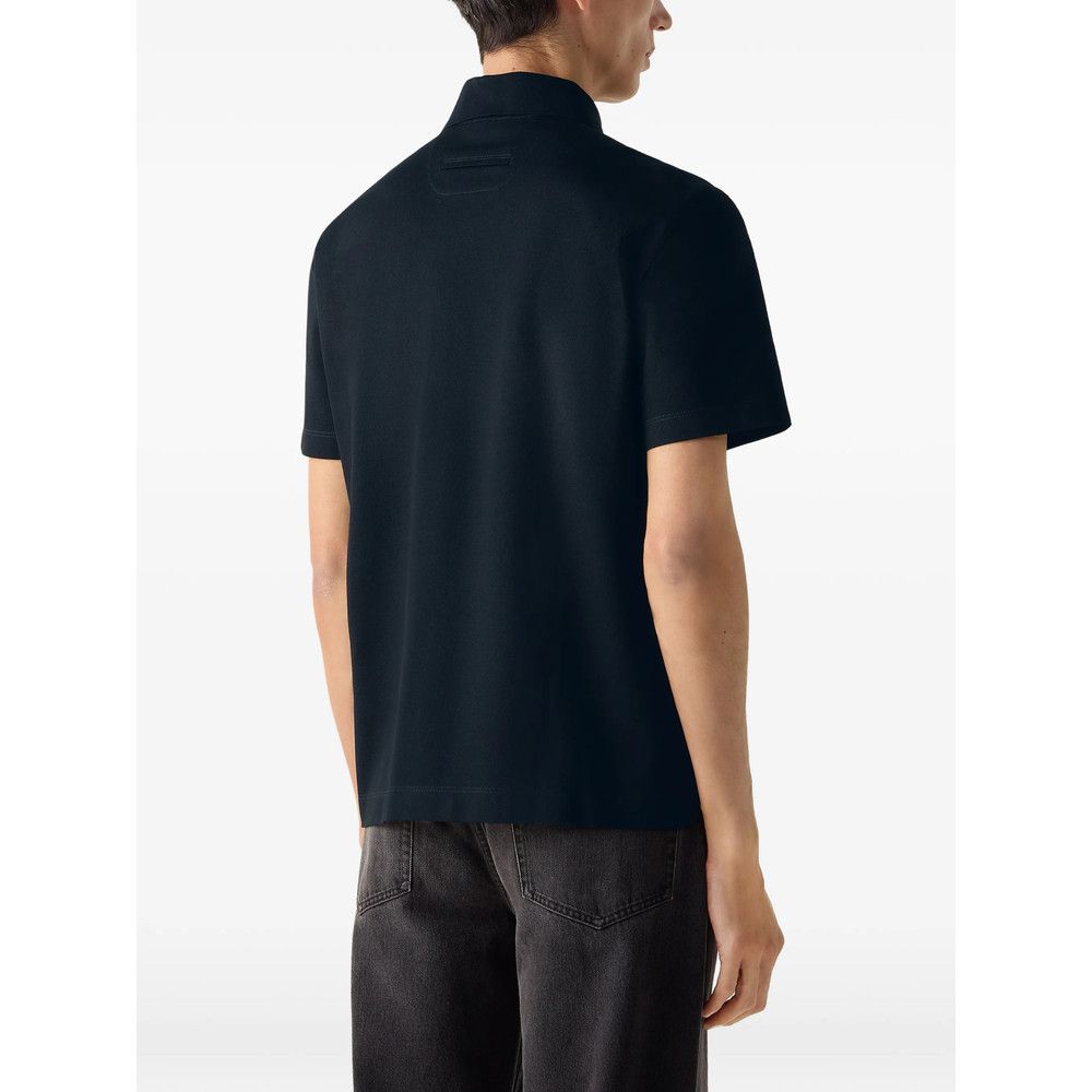 Ermenegildo Zegna Zegna BLUE Polo Shirts Size US L / EU 52-54 / 3 - 4 Thumbnail