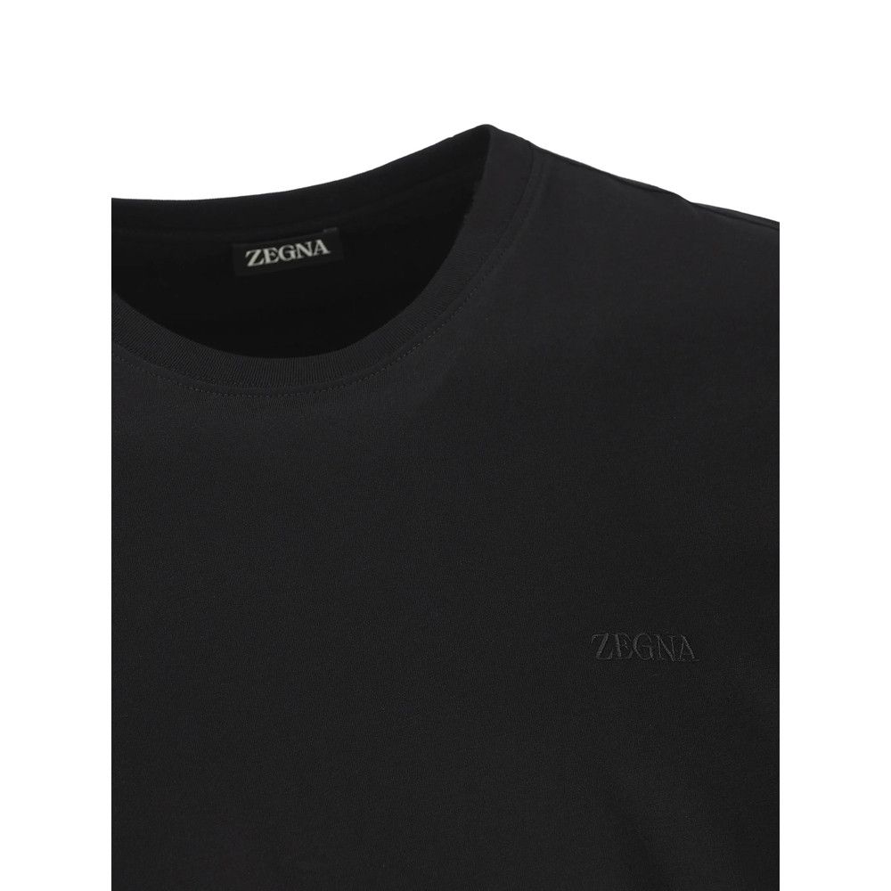 Ermenegildo Zegna Zegna BLACK T-Shirts & Vests - T-Shirts Size US XXL / EU 58 / 5 - 2 Thumbnail