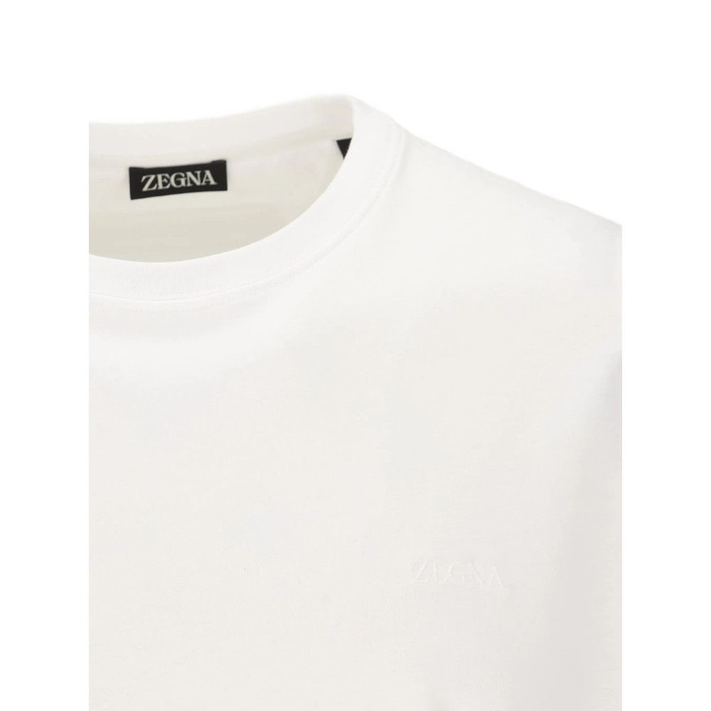 Ermenegildo Zegna Zegna WHITE T-Shirts & Vests - T-Shirts Size US M / EU 48-50 / 2 - 2 Thumbnail