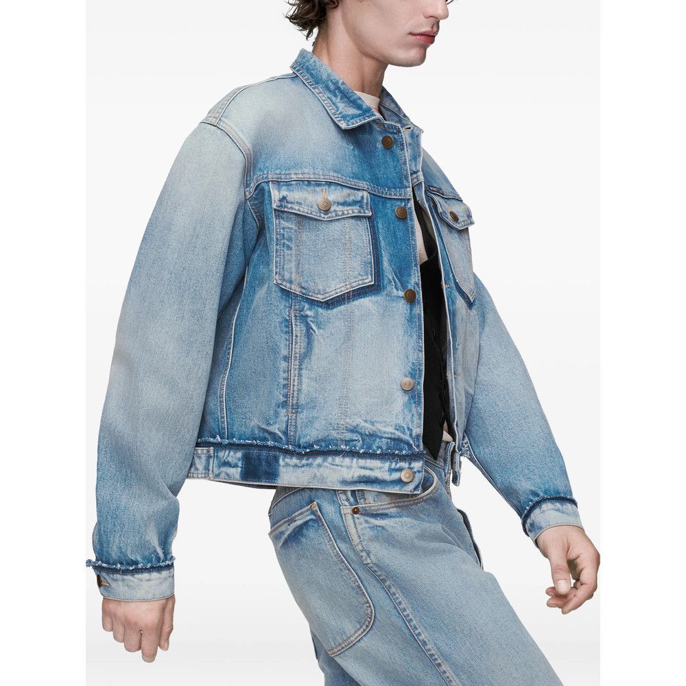 Maison Margiela Maison Margiela BLUE Jackets - Denim Jackets Size US XL / EU 56 / 4 - 3 Thumbnail