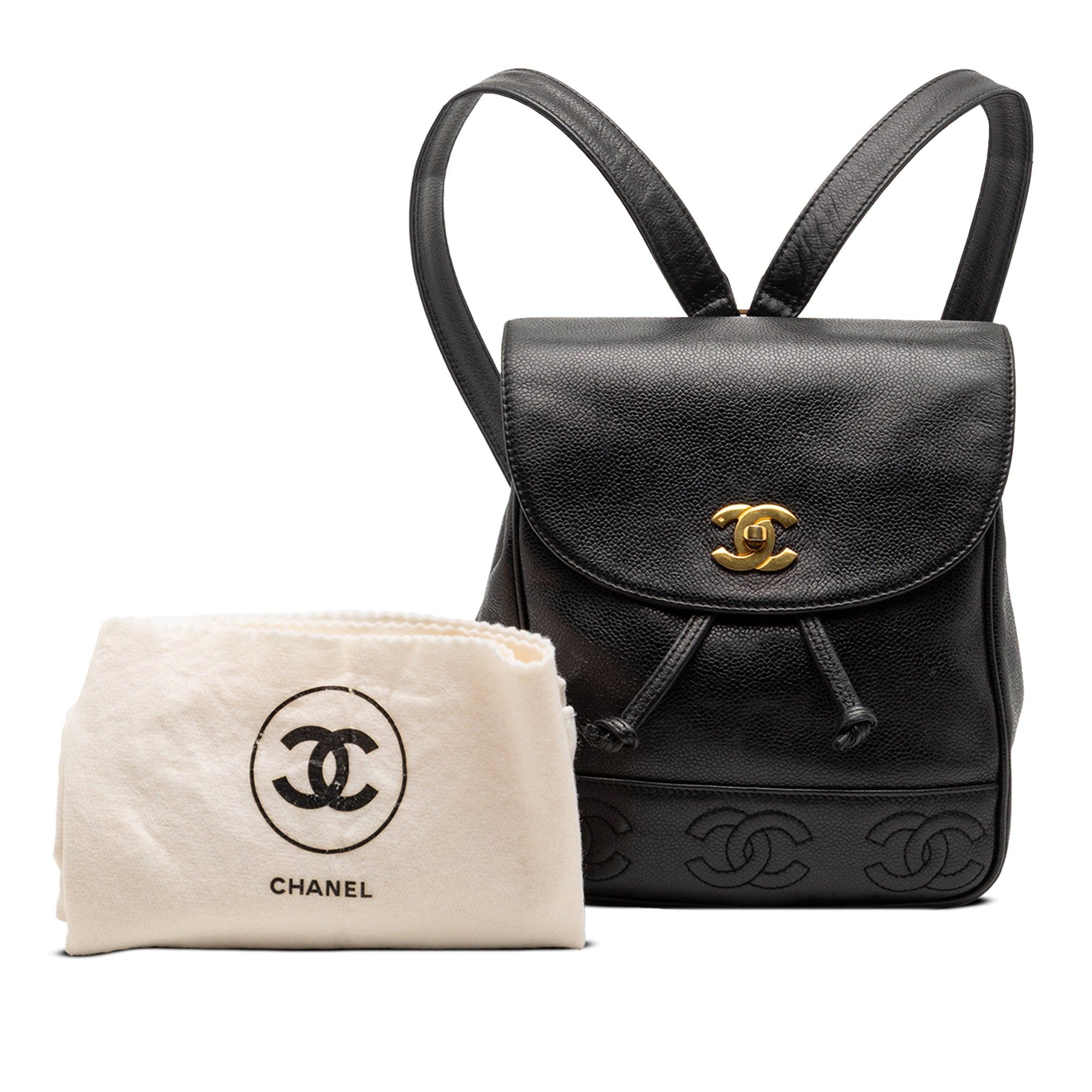 Chanel Caviar Triple CC Backpack Size ONE SIZE - 8 Thumbnail