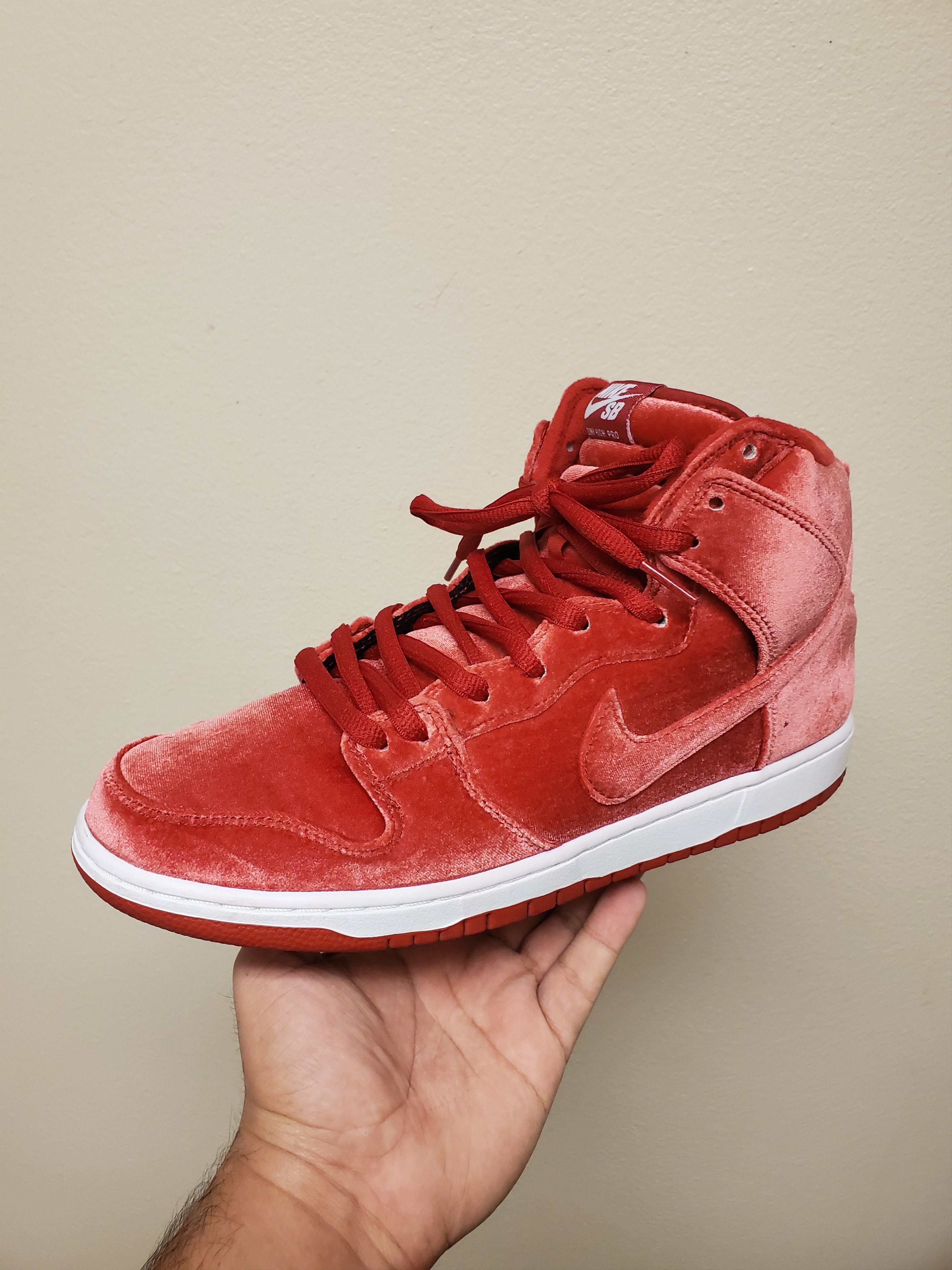 Made In Usa × Nike × Vintage Rare Nike Dunk High SB Velour Mens 10.5 ...