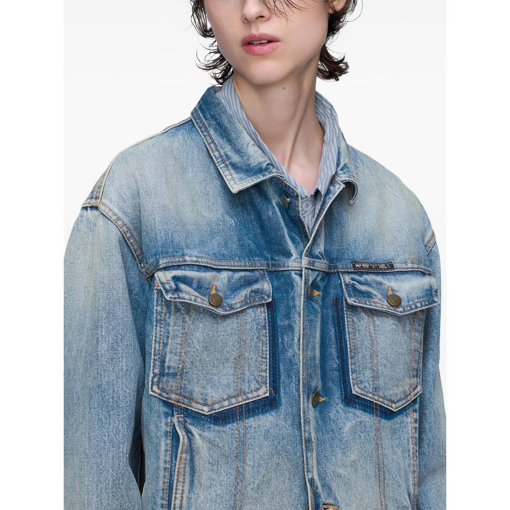 Maison Margiela Maison Margiela BLUE Jackets - Bomber Jackets Size S / US 4 / IT 40 - 4 Thumbnail