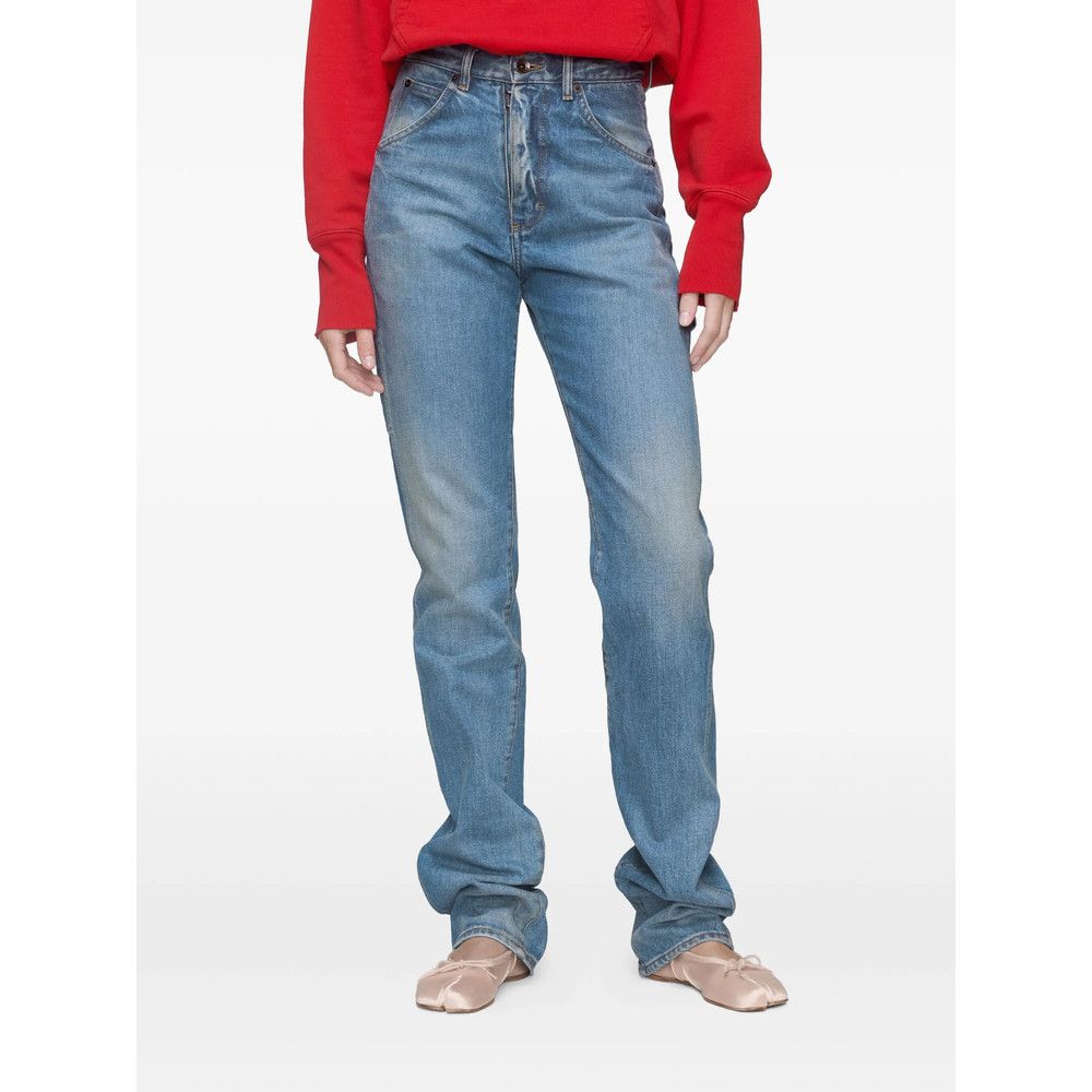 Maison Margiela Maison Margiela BLUE Trousers - Tailored Trousers Size 26" / US 2 / IT 38 - 2 Thumbnail