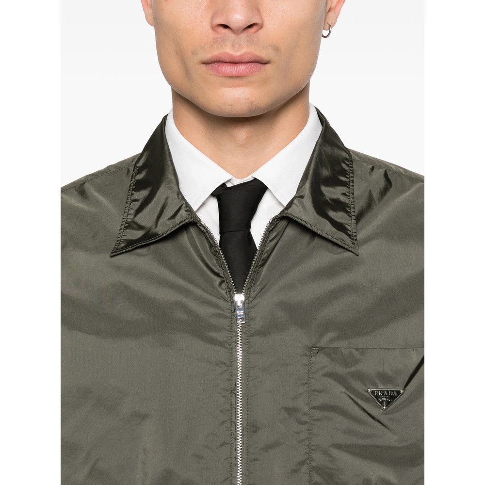 Prada Prada GREEN Jackets - Shirt Jackets Size US L / EU 52-54 / 3 - 2 Thumbnail