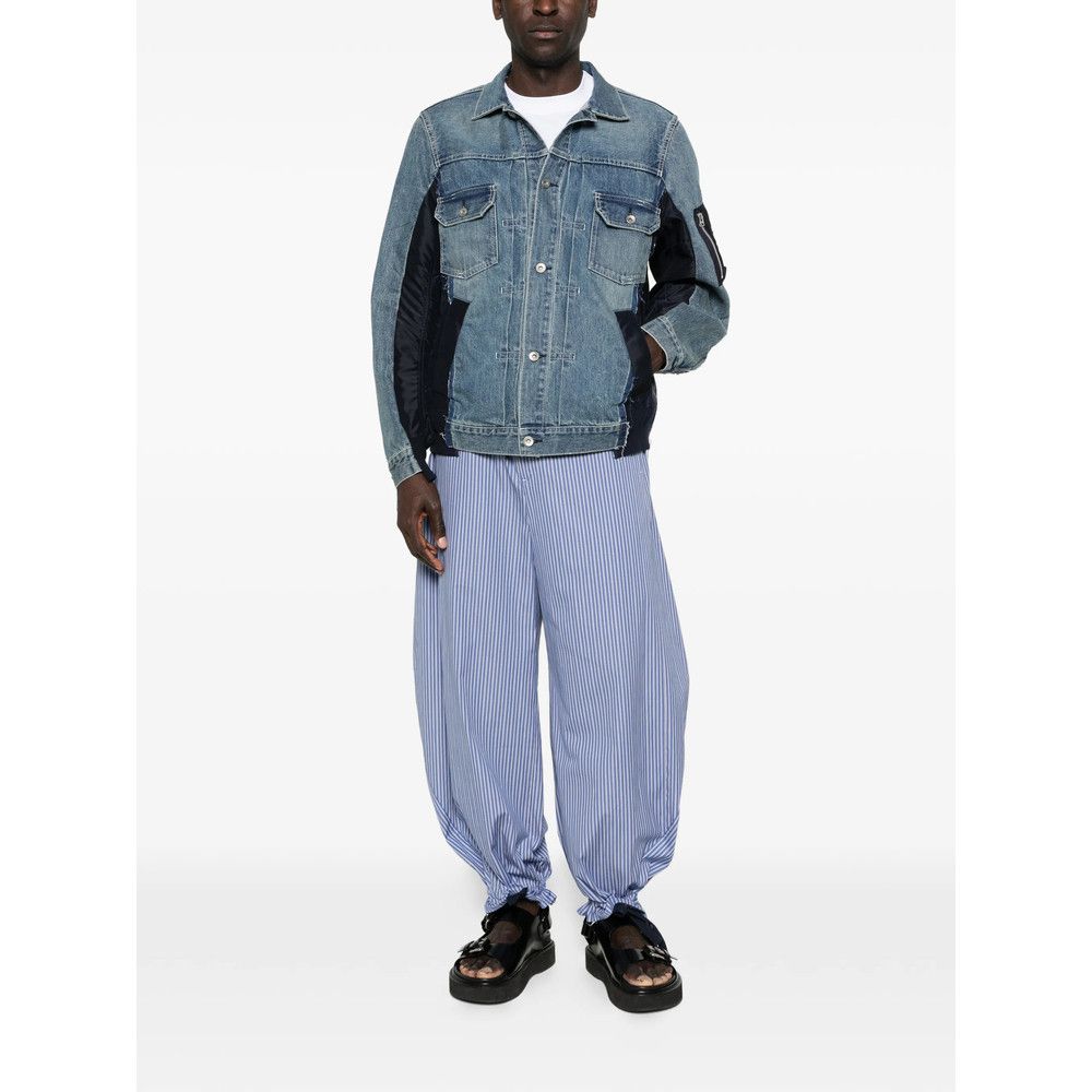 Sacai Sacai BLUE Jackets - Denim Jackets Size US XL / EU 56 / 4 - 4 Thumbnail