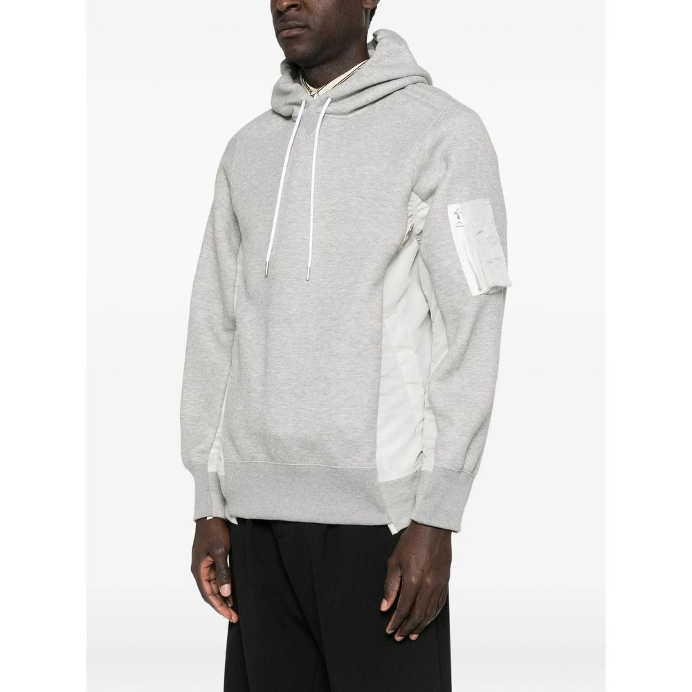 Sacai Sacai GREY Sweaters & Knitwear - Hoodies Size US M / EU 48-50 / 2 - 2 Thumbnail