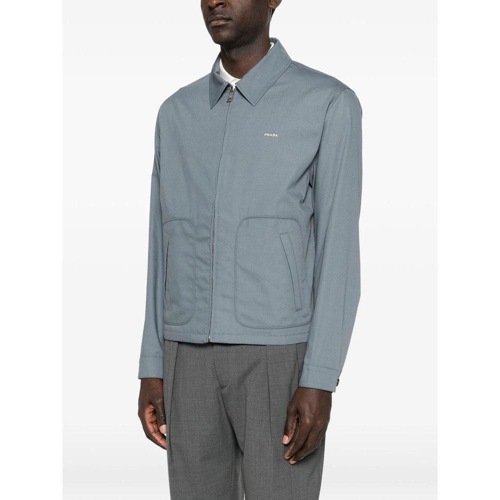 Prada Prada GREY Jackets - Shirt Jackets Size US M / EU 48-50 / 2 - 4 Thumbnail
