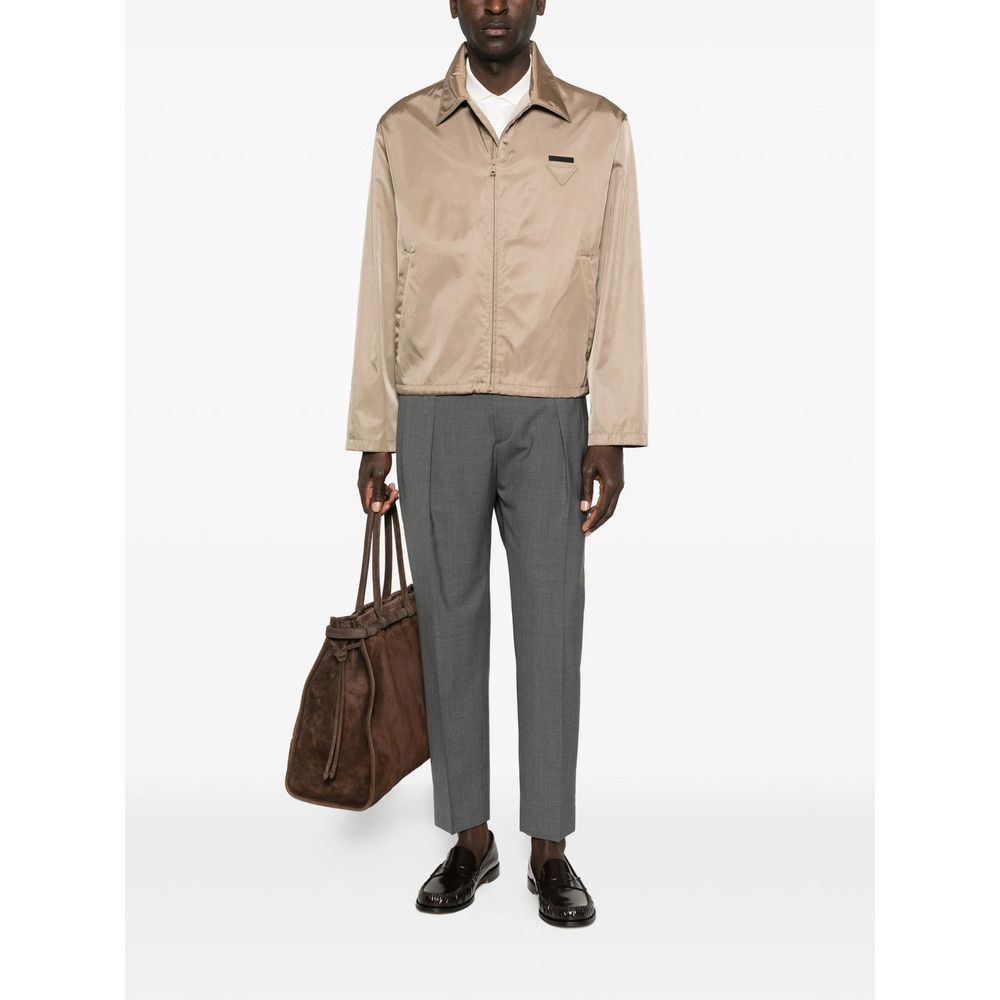 Prada Prada NEUTRALS Jackets - Lightweight Jackets Size US L / EU 52-54 / 3 - 2 Thumbnail