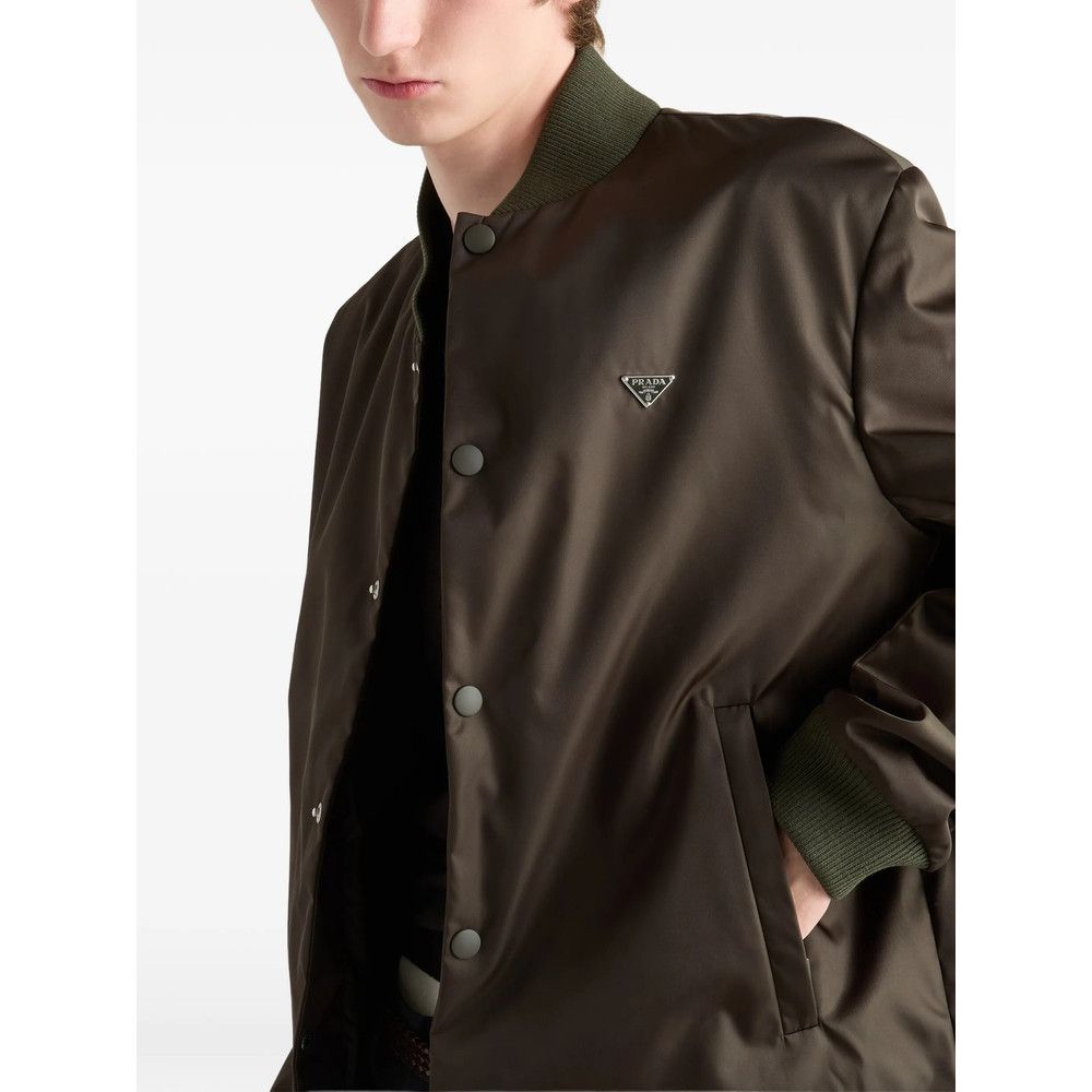 Prada Prada GREEN Jackets - Bomber Jackets Size US L / EU 52-54 / 3 - 2 Thumbnail