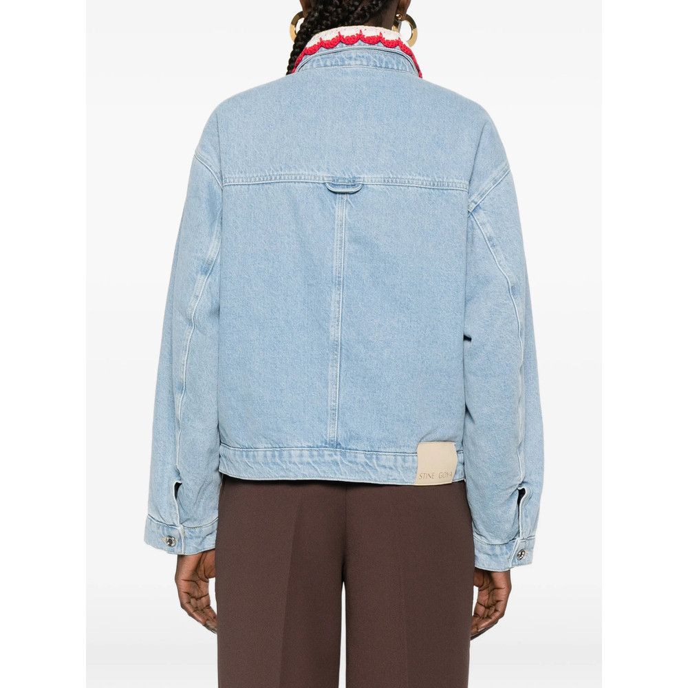 Stine Goya Stine Goya BLUE Jackets - Denim Jackets Size M / US 6-8 / IT 42-44 - 5 Thumbnail
