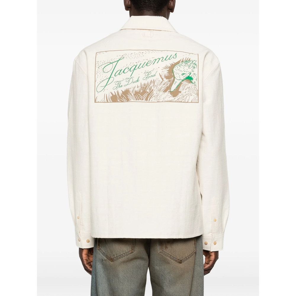Jacquemus Jacquemus NEUTRALS Shirts Size US XL / EU 56 / 4 - 4 Thumbnail