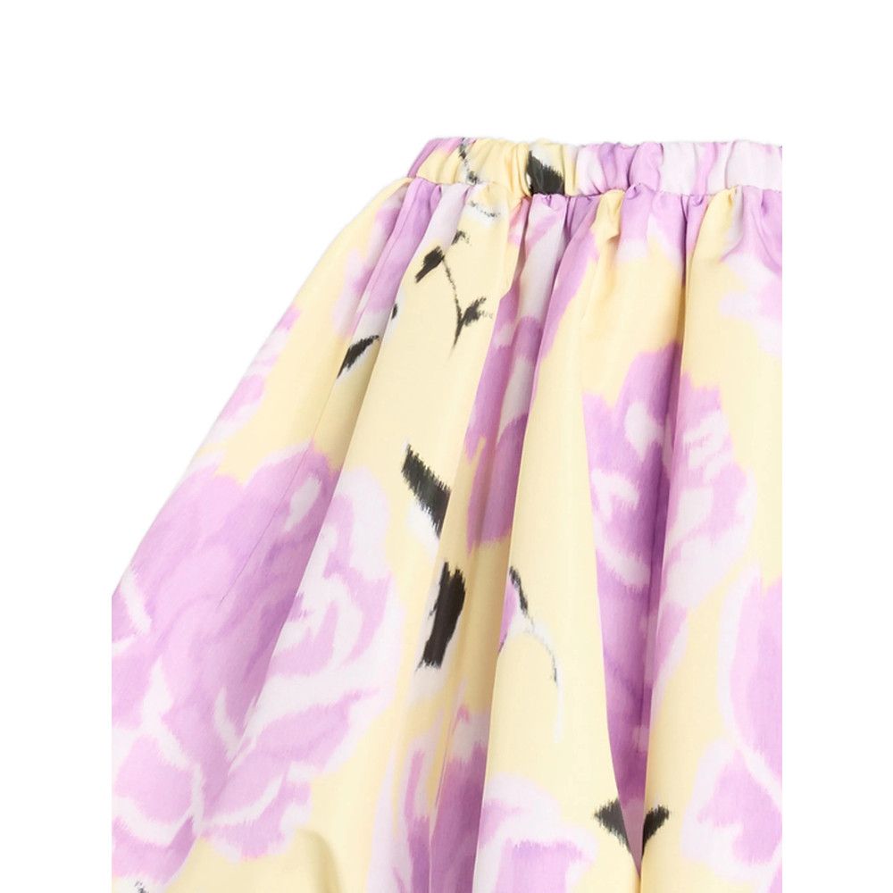 Patou Patou YELLOW Skirts - Pleated Skirts Size 34" / US 12 / IT 48 - 2 Thumbnail