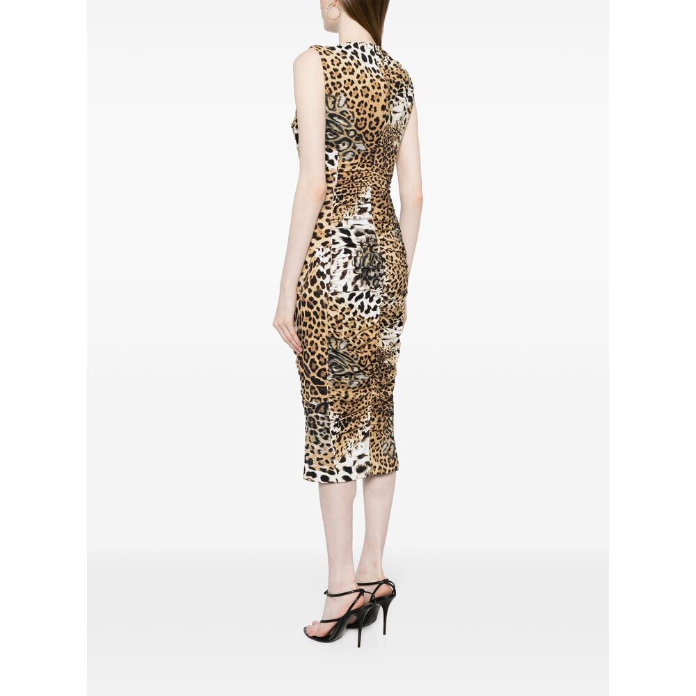Roberto Cavalli Roberto Cavalli BROWN Dresses - Cocktail & Party Dresses Size L / US 10 / IT 46 - 3 Thumbnail