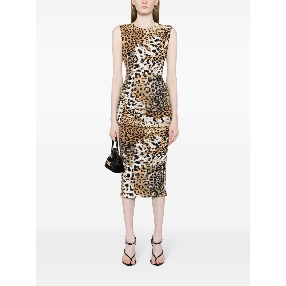 Roberto Cavalli Roberto Cavalli BROWN Dresses - Cocktail & Party Dresses Size L / US 10 / IT 46 - 2 Thumbnail