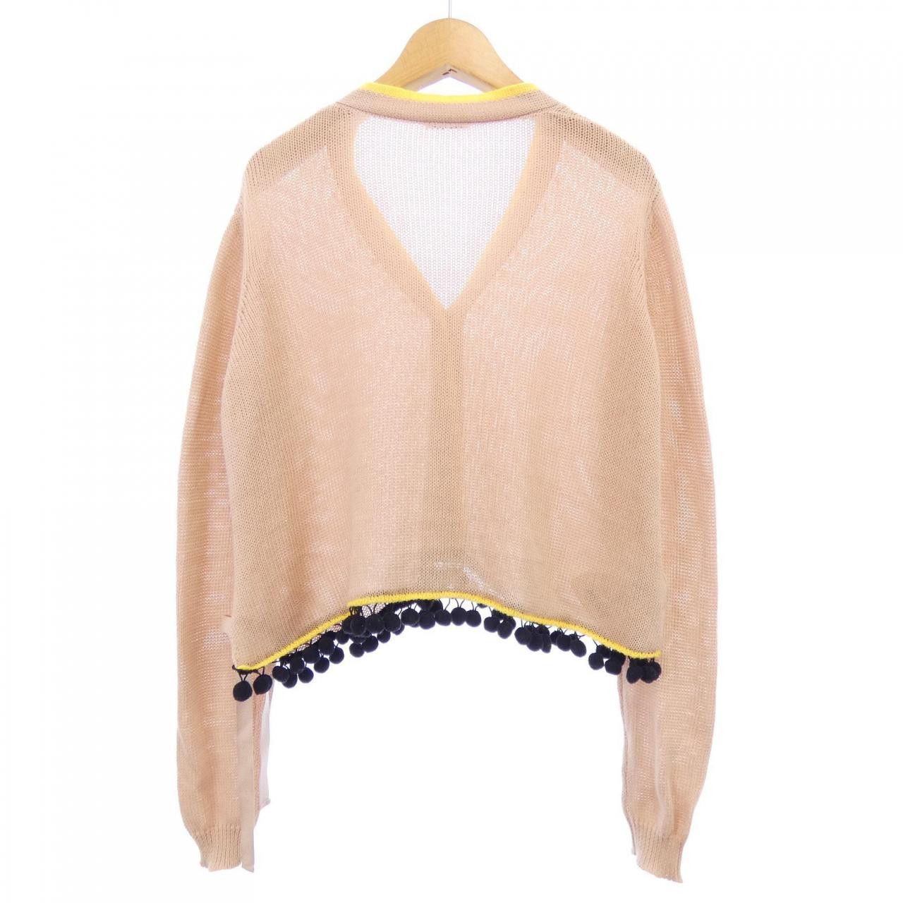 Miu Miu Miu Miu Miu Miu Cardigan Textile Tops MMF081 DUTY FREE for USA Size ONE SIZE - 2 Thumbnail