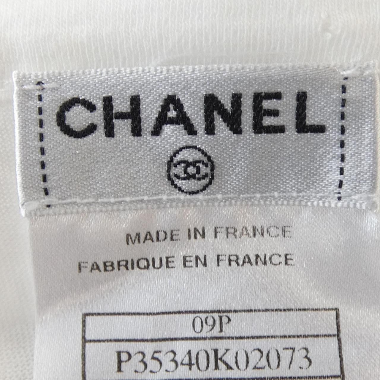 Chanel Chanel Chanel T-shirt T-shirt Textile T-Shirts P35340K02073 09P DUTY FREE for USA Size ONE SIZE - 5 Thumbnail