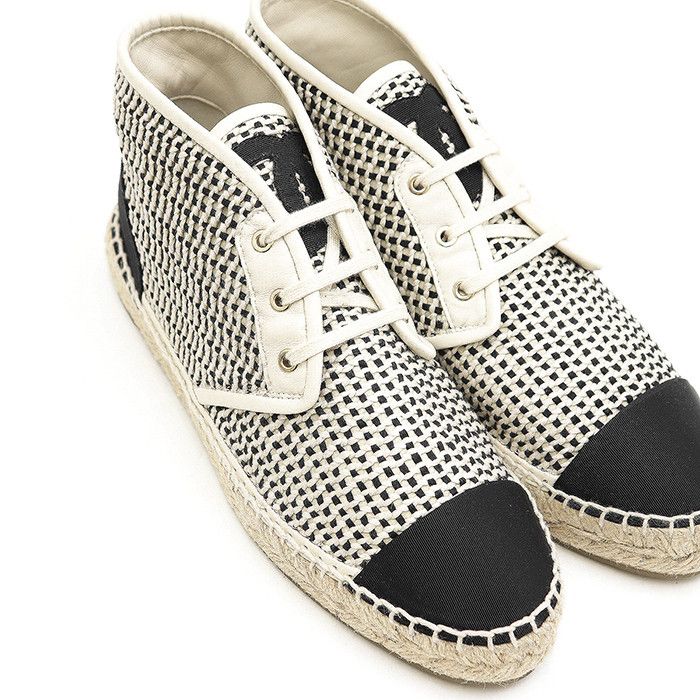 Chanel Chanel Chanel G37304 Jute Mesh Knit Sneaker Textile Shoes G37304 DUTY FREE for USA Size ONE SIZE - 13 Thumbnail