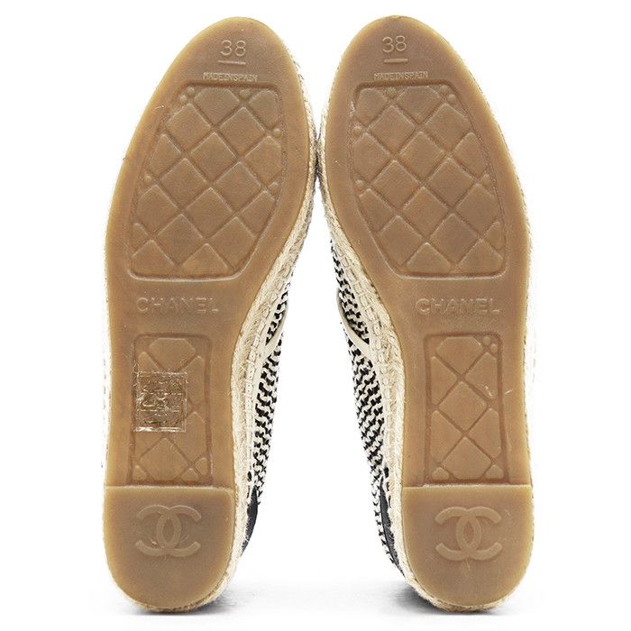 Chanel Chanel Chanel G37304 Jute Mesh Knit Sneaker Textile Shoes G37304 DUTY FREE for USA Size ONE SIZE - 9 Thumbnail