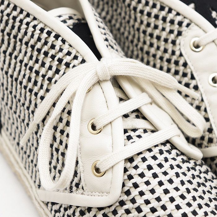 Chanel Chanel Chanel G37304 Jute Mesh Knit Sneaker Textile Shoes G37304 DUTY FREE for USA Size ONE SIZE - 14 Thumbnail