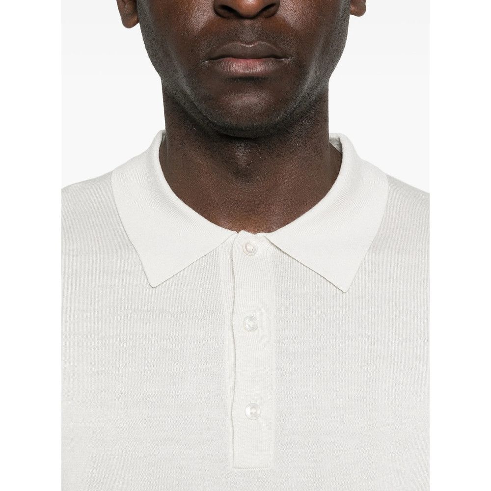 Studio Nicholson Studio Nicholson NEUTRALS Polo Shirts Size US M / EU 48-50 / 2 - 2 Thumbnail