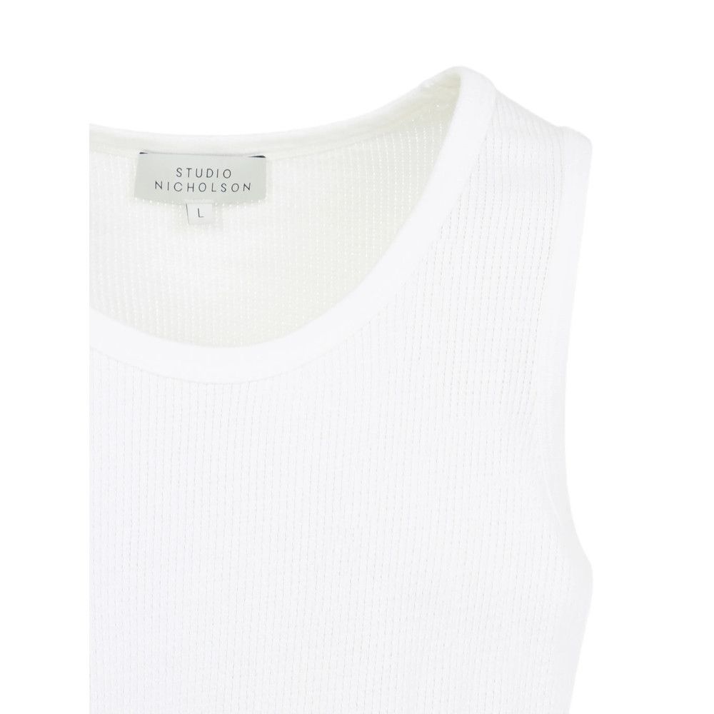 Studio Nicholson Studio Nicholson WHITE T-Shirts & Vests - Vests & Tanks Size US L / EU 52-54 / 3 - 3 Thumbnail