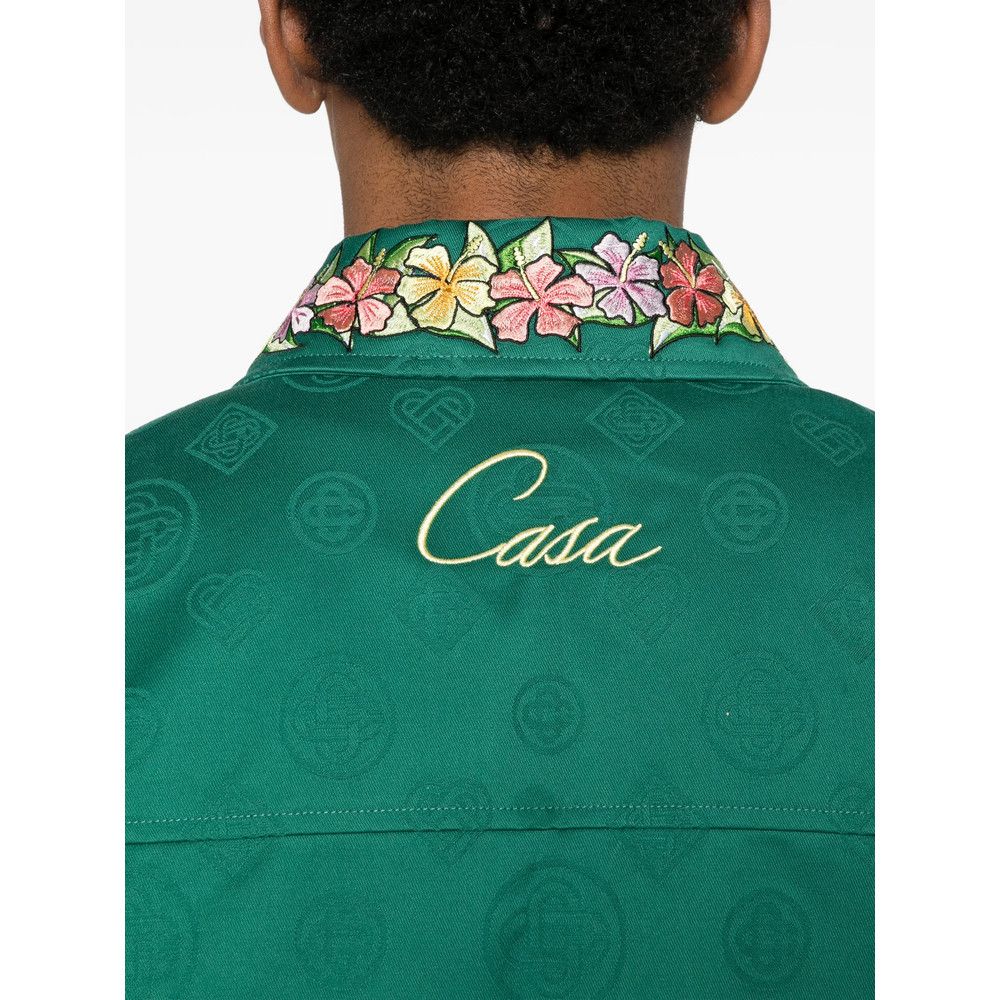 Casablanca Casablanca GREEN Jackets - Shirt Jackets Size US L / EU 52-54 / 3 - 5 Thumbnail