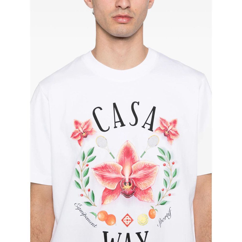 Casablanca Casablanca WHITE T-Shirts & Vests - T-Shirts Size US L / EU 52-54 / 3 - 3 Thumbnail
