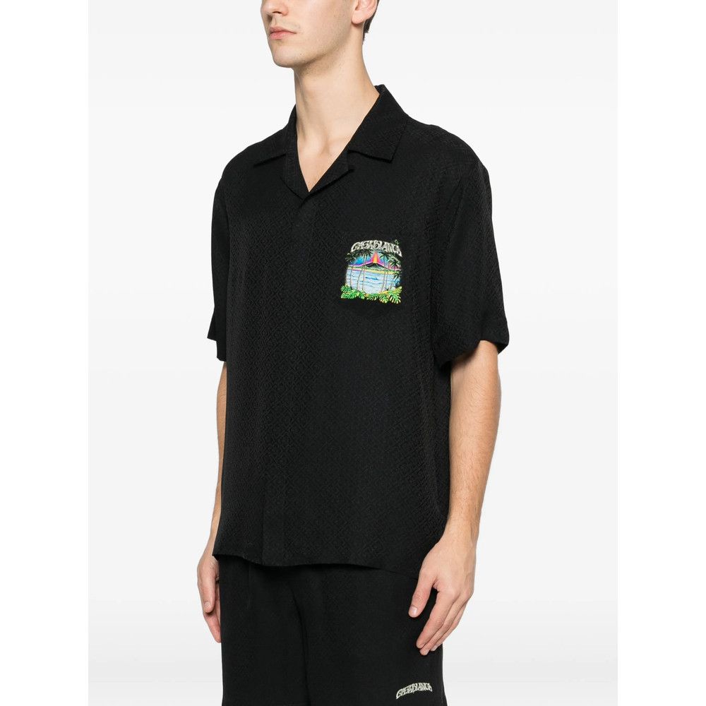 Casablanca Casablanca BLACK Shirts Size US XL / EU 56 / 4 - 5 Thumbnail