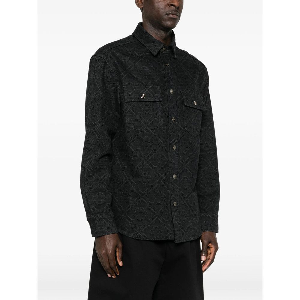 Casablanca Casablanca BLACK Shirts Size US XL / EU 56 / 4 - 4 Thumbnail