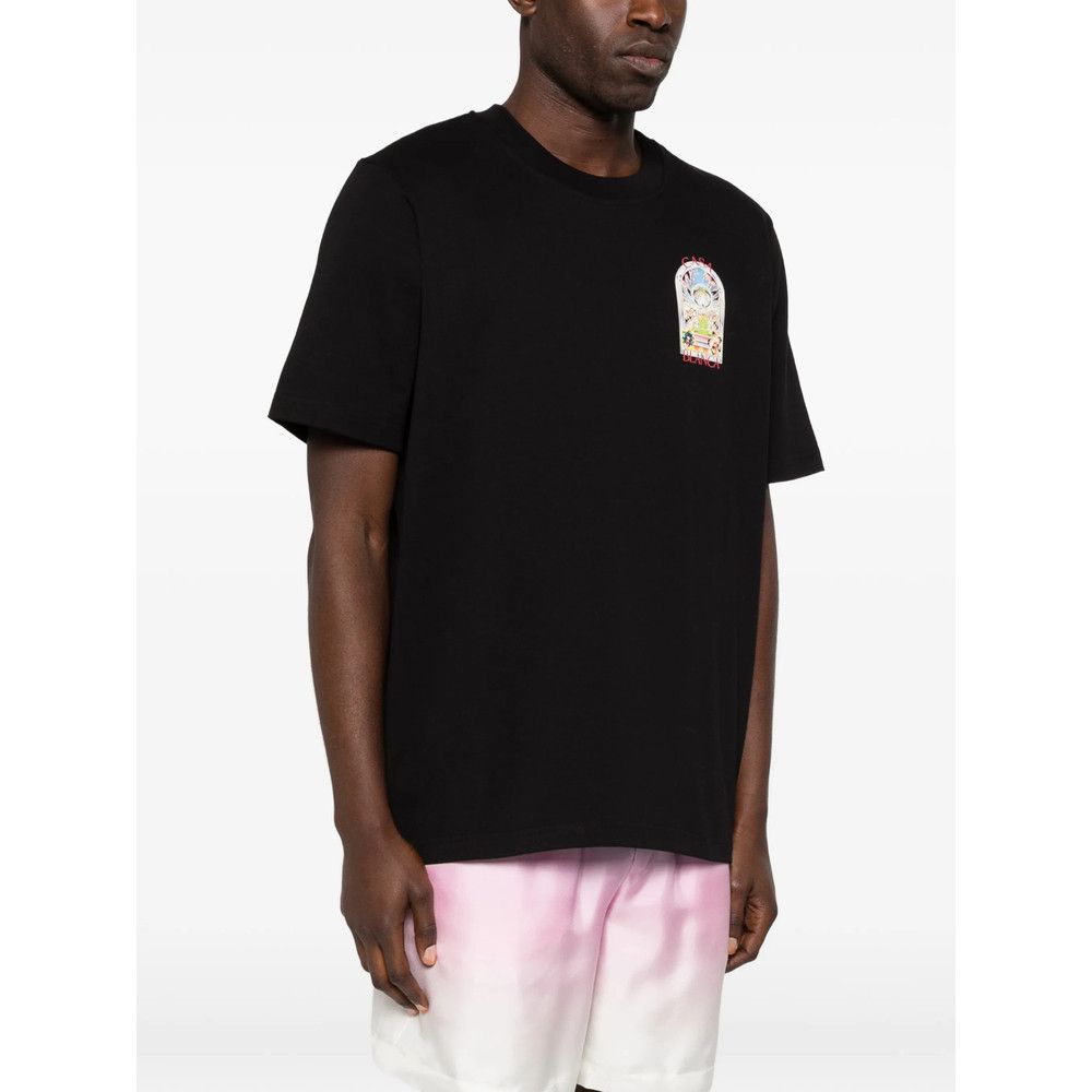 Casablanca Casablanca BLACK T-Shirts & Vests - T-Shirts Size US M / EU 48-50 / 2 - 2 Thumbnail