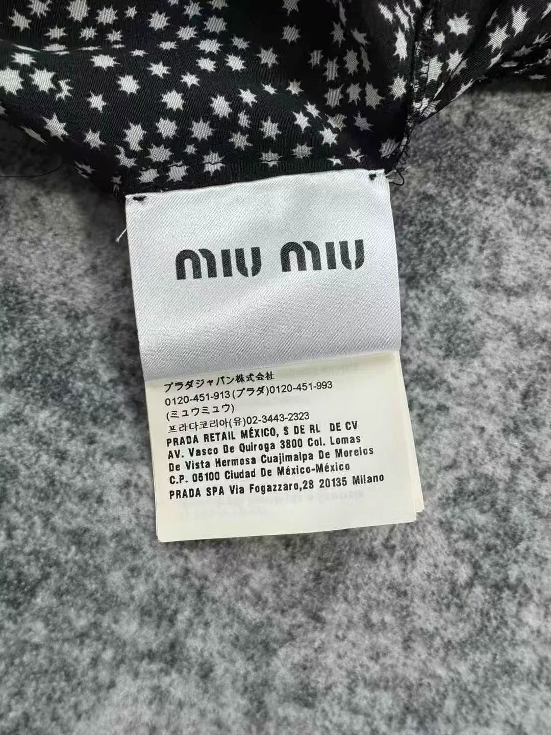 Miu Miu Miu Miu Star Print Peter Pan Collar Silk Dress Size M / US 6-8 / IT 42-44 - 5 Thumbnail