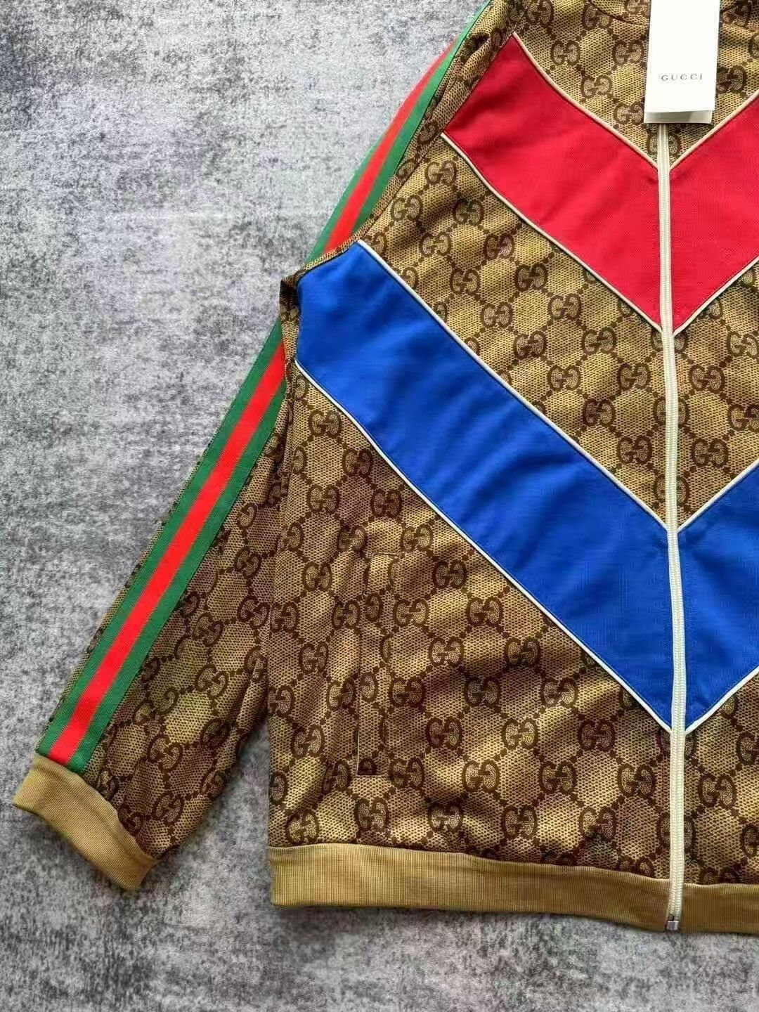 Gucci Gucci Striped All-Over Print Zip Jacket Size US L / EU 52-54 / 3 - 3 Thumbnail