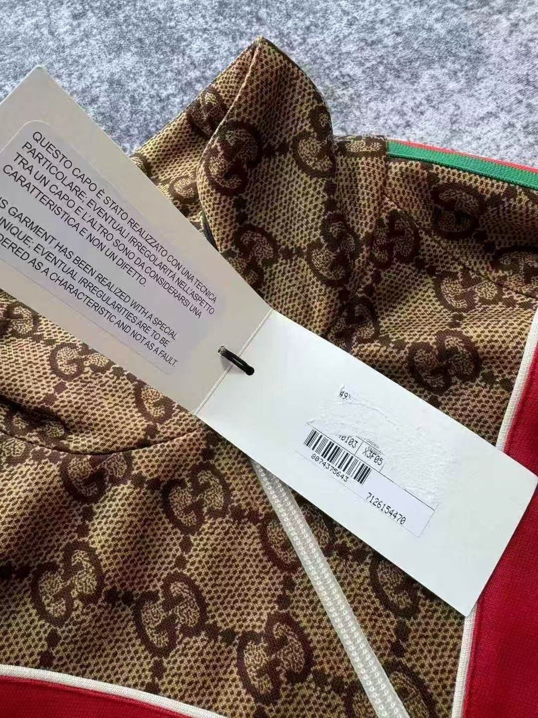 Gucci Gucci Striped All-Over Print Zip Jacket Size US L / EU 52-54 / 3 - 5 Thumbnail