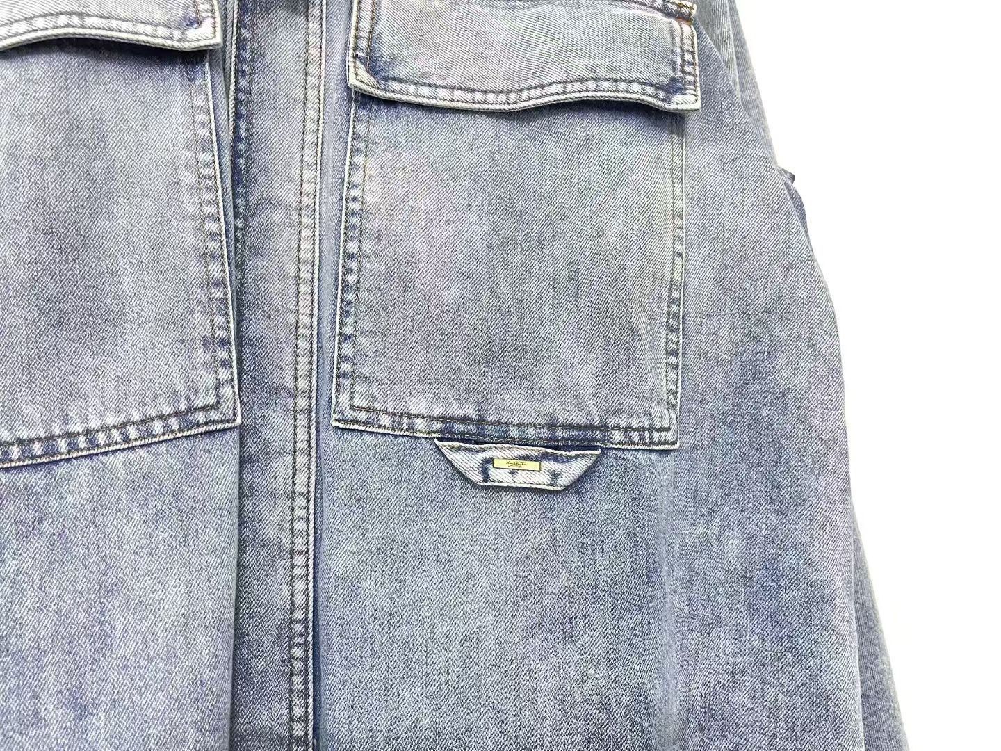 Louis Vuitton Louis Vuitton Blue Denim Shirt Jacket Size US L / EU 52-54 / 3 - 2 Thumbnail