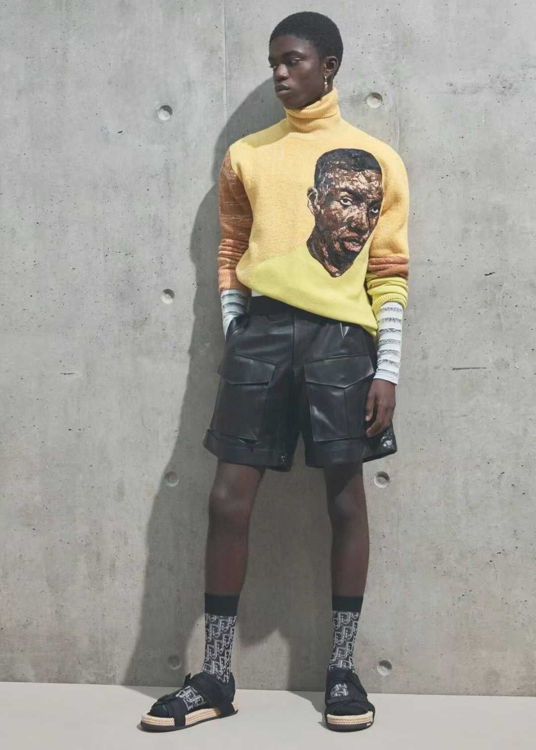 Dior Dior Yellow Portrait Turtleneck Cashmere Sweater Size US M / EU 48-50 / 2 - 5 Thumbnail