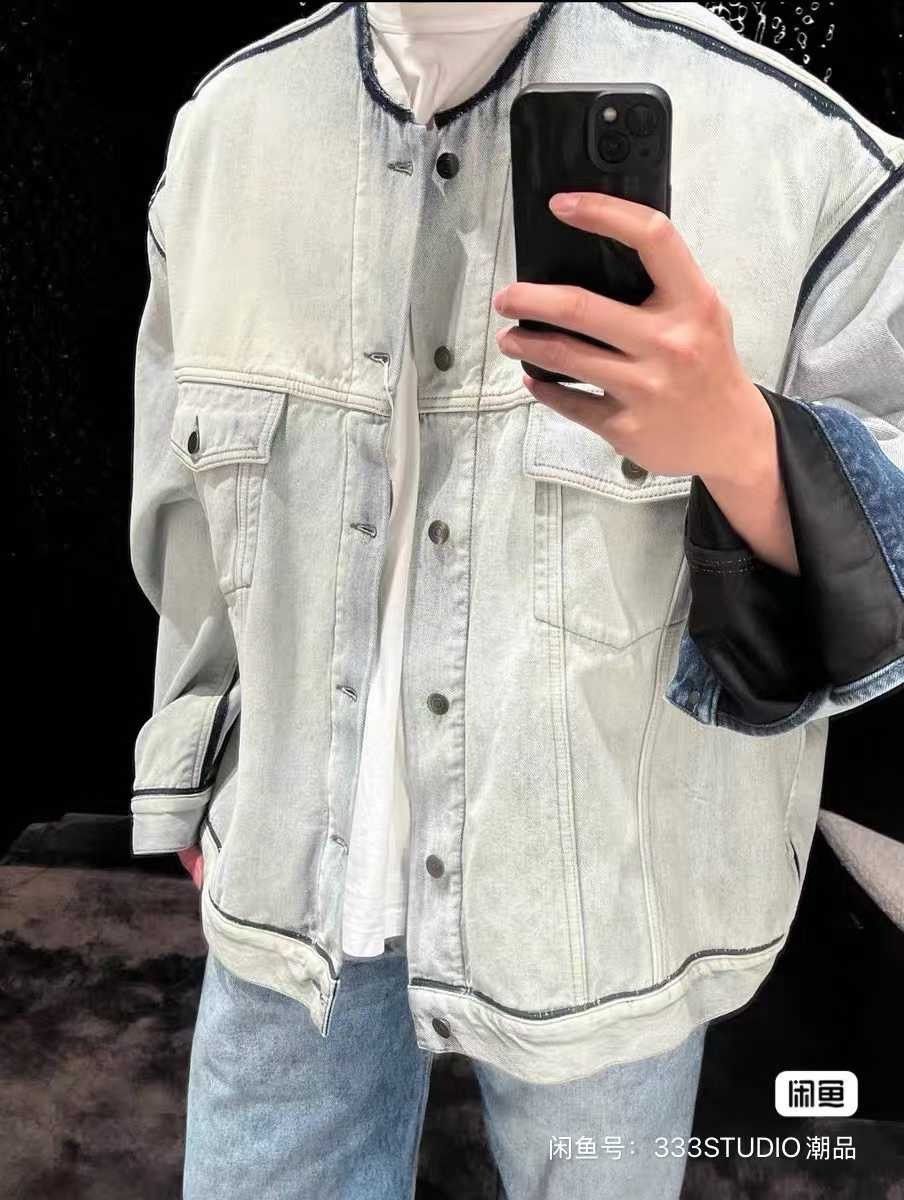 Maison Margiela Maison Margiela Frayed Collarless Jacket Size US XXS / EU 40 - 5 Thumbnail