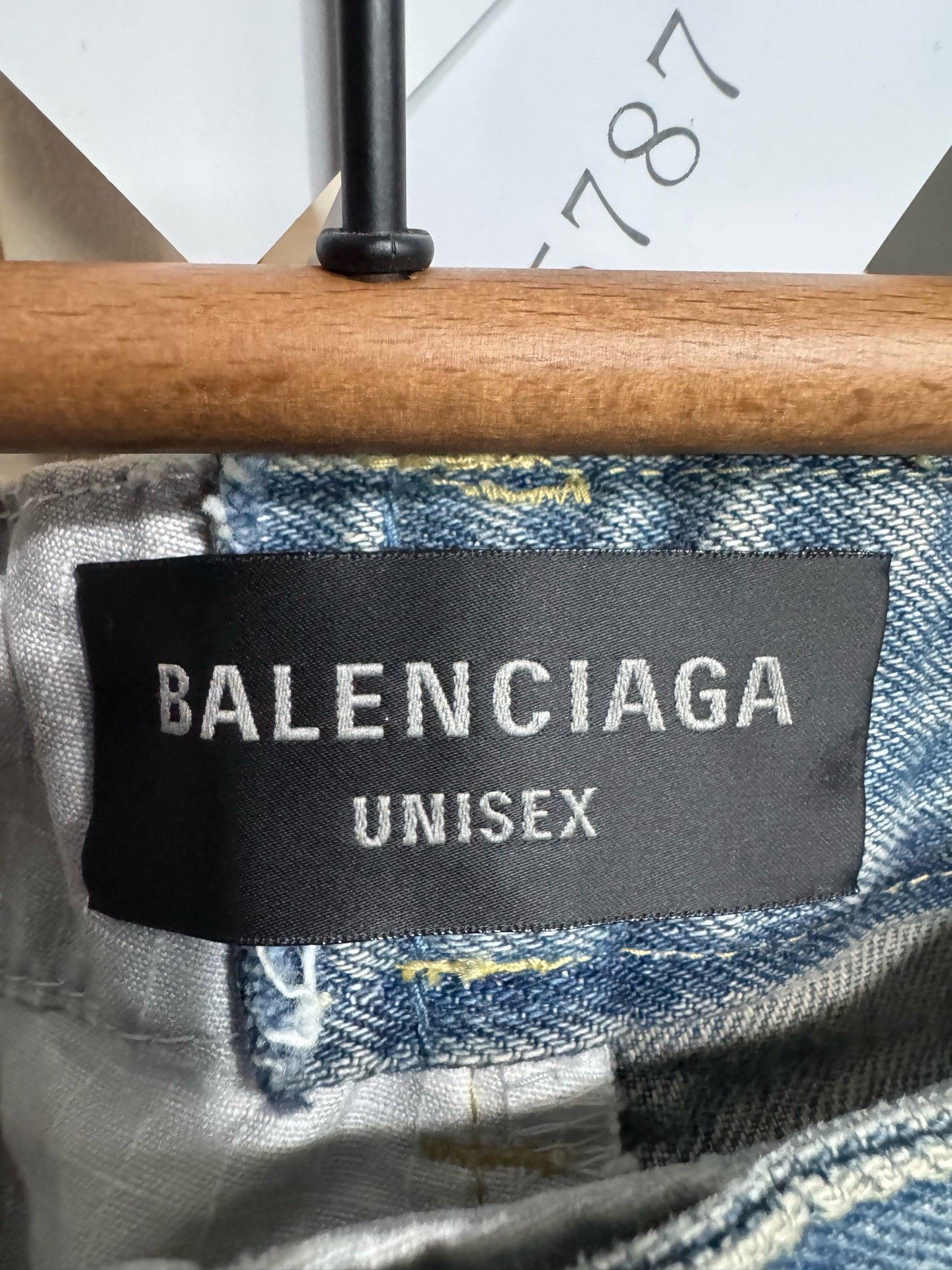 Balenciaga Balenciaga Camo Patchwork Denim Cargo Pants Size 22" - 7 Thumbnail